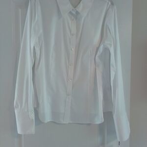 Calvin Klein White Classic Button Up